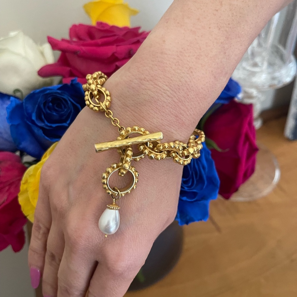 Julie Vos Bracelet 24K Gold Plate EUC SOLD OUT EVERYWHERE
